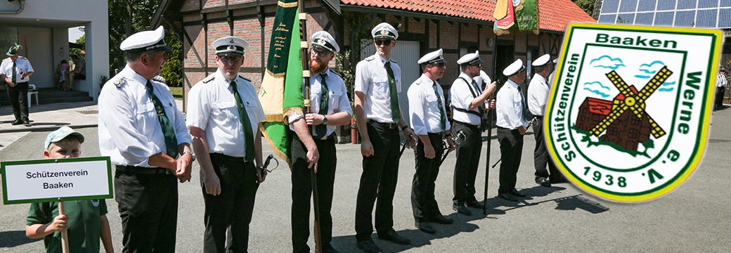 Baaken Schützen beim antreten